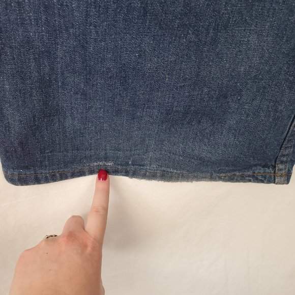 RARE Vintage Levi's 70s Orange Tab High Waisted/High-Rise Flare Jeans - Picture 7 of 15